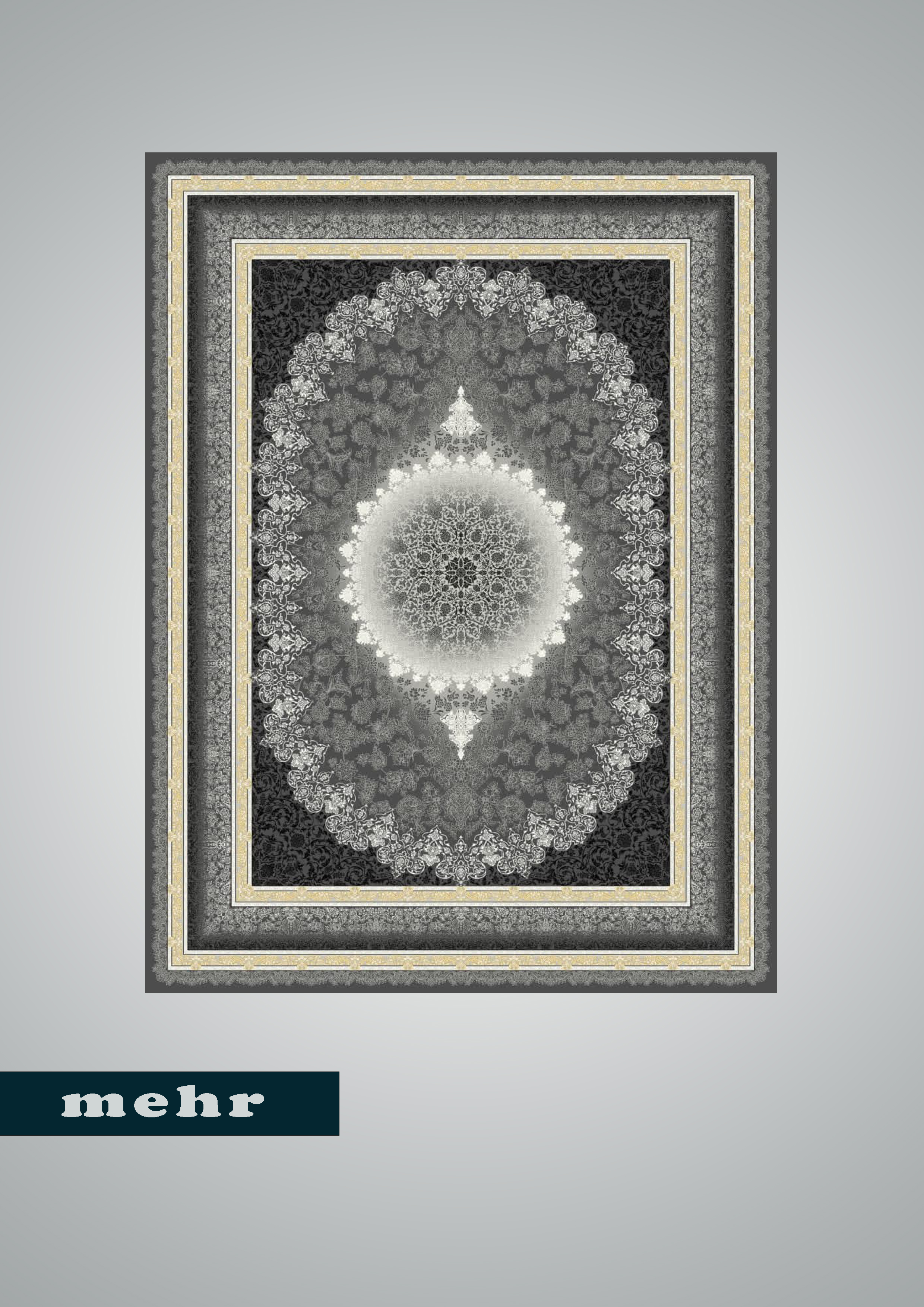 فرش 700 شانه طرح مهر 